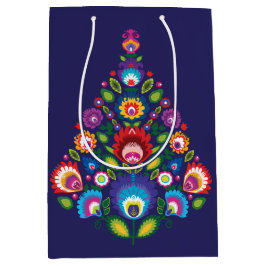 Bolsa de regalo para Navidades populares con mensa