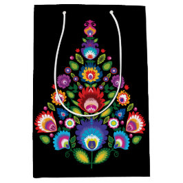 Bolsa de regalo para Navidades populares con mensa