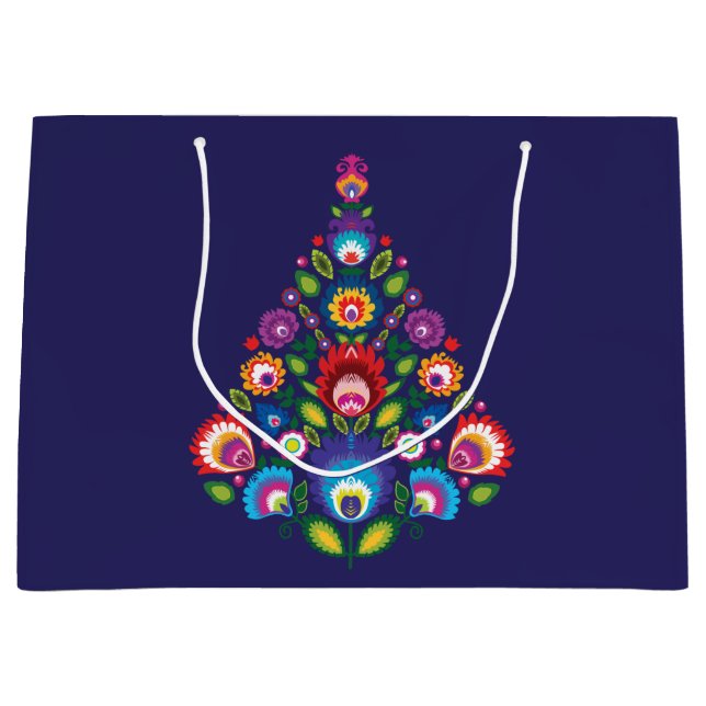 Bolsa de regalo para Navidades populares grandes c (Anverso)