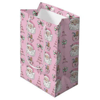 Bolsa de regalo para Navidades rosados