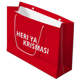 Bolsa de regalo para Navidades swahili