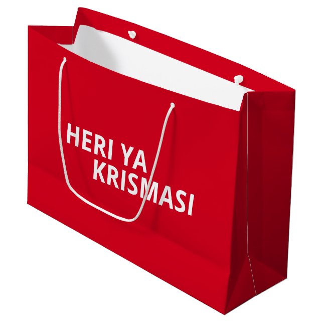 Bolsa de regalo para Navidades swahili (Angulo Anverso)