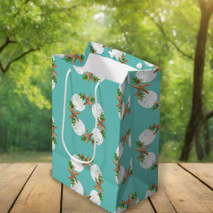 Bolsa de regalo para Navidades tropicales de arena