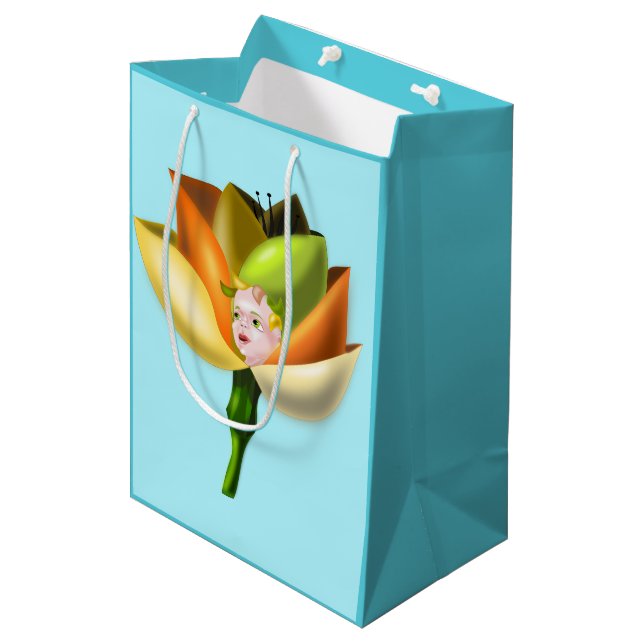 Bolsa de regalo para niña de las flores - Personal (Angulo Anverso)