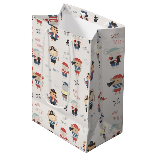 Bolsa de regalo para niños con equipo de animales  (Angulo Anverso)