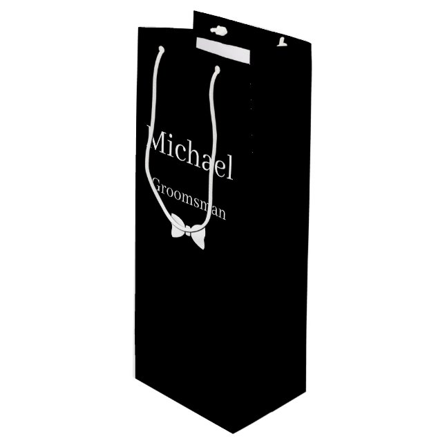 Bolsa de regalo para padrino de boda (Angulo Anverso)