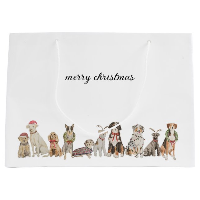 Bolsa de regalo para perros navidades (Anverso)