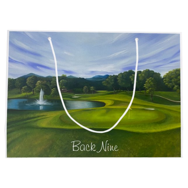 Bolsa de regalo para tienda de golf (Reverso)