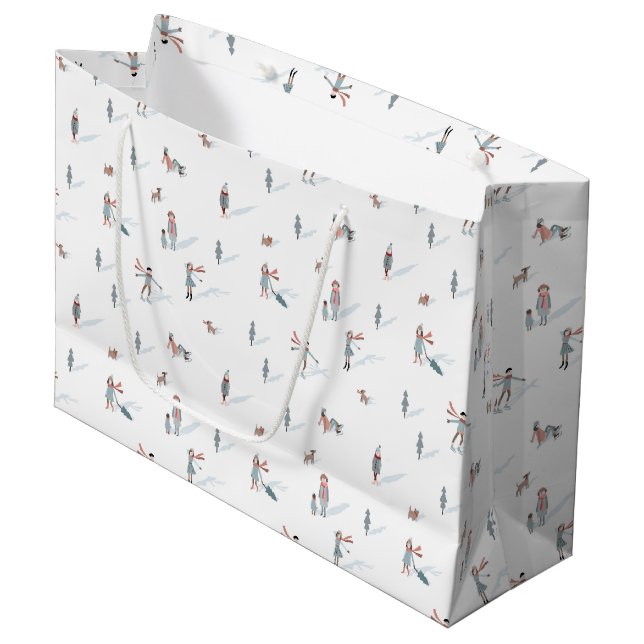 Bolsa de regalo para vacaciones en esquí (Angulo Anverso)