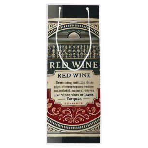 Bolsa de regalo para vino