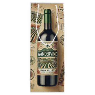 Bolsa de regalo para vino