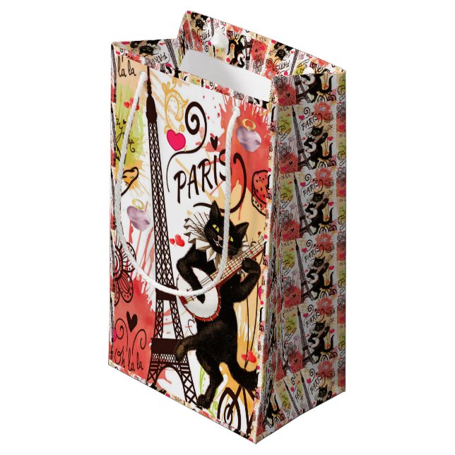 Bolsa de regalo París de San Valentín Francia (Angulo Anverso)