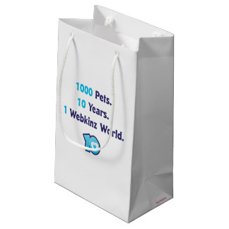Bolsa De Regalo Pequeña 10 años de estadísticas de Webkinz