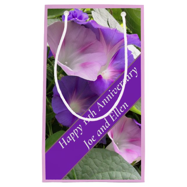 Bolsa De Regalo Pequeña 11° Aniversario Boda, (Anverso)