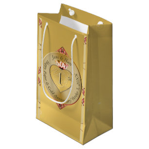 Bolsa De Regalo Pequeña 1.ᵉʳ aniversario Boda de oro