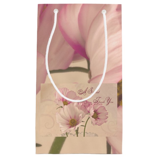 Bolsa De Regalo Pequeña 4 Cosmos A Especial Gracias (Anverso)