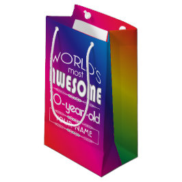 Bolsa De Regalo Pequeña 70.o Arco iris fabuloso de los mundos del