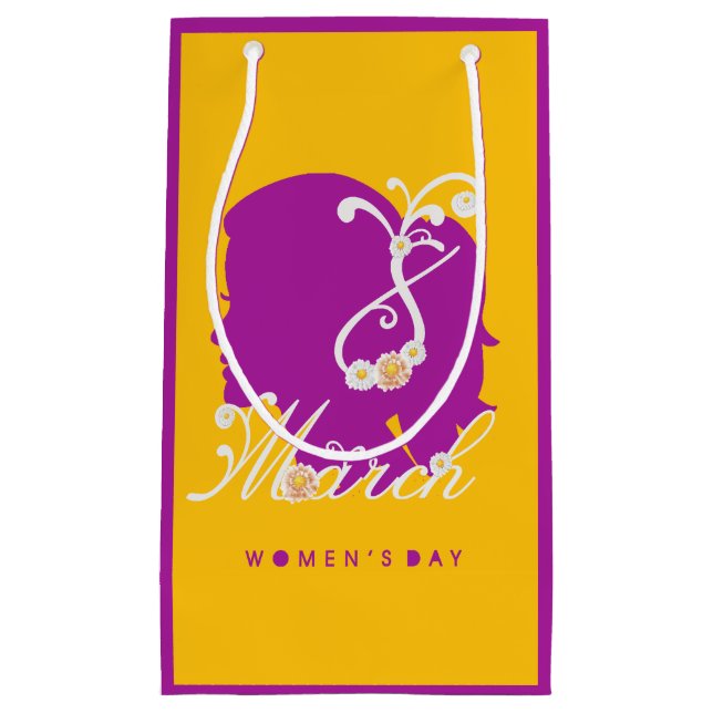 Bolsa De Regalo Pequeña 8 de marzo de 2025, Día Internacional de la Mujer (Anverso)