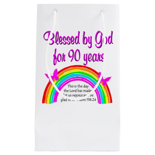 BOLSA DE REGALO PEQUEÑA 90.ª BENDICIÓN (Anverso)