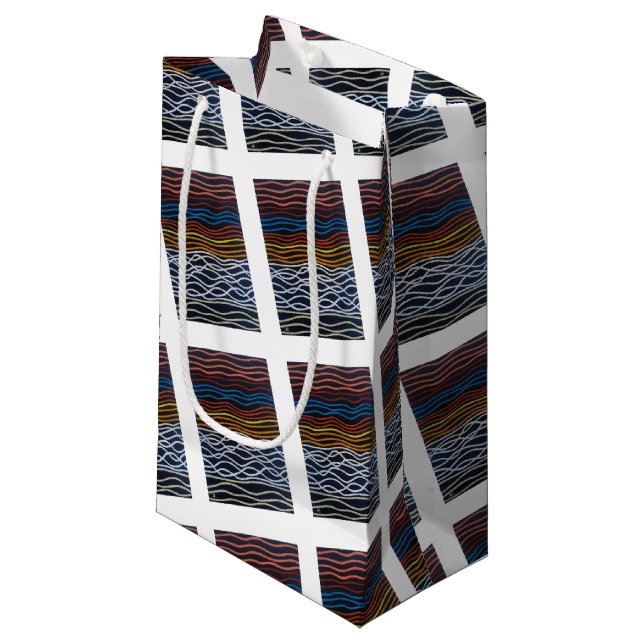 Bolsa De Regalo Pequeña Abstract Seafront Painting by Alfred Fox (Angulo Anverso)