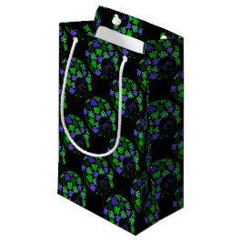 Bolsa De Regalo Pequeña Afro Diva Verde y Azul