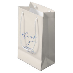 Bolsa De Regalo Pequeña Agradecimiento para Desayuno de Novia con Guión Az