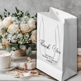 Bolsa De Regalo Pequeña Agradecimiento para Despedida de Soltera Minimalis