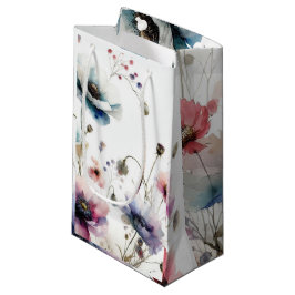Bolsa De Regalo Pequeña Agua Floral De Tinta Alcohólica