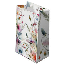 Bolsa De Regalo Pequeña Agua Floral De Tinta Alcohólica