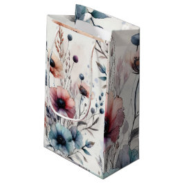 Bolsa De Regalo Pequeña Agua Floral De Tinta Alcohólica