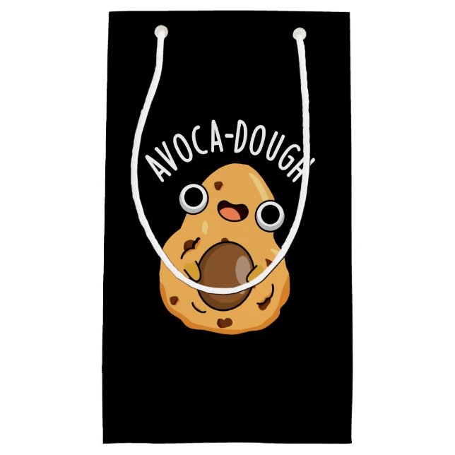 Bolsa De Regalo Pequeña Aguacate-dough Funny Aguacate Pun (Anverso)