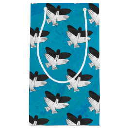 Bolsa De Regalo Pequeña Águila sombra sobre el azul