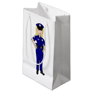 Bolsa De Regalo Pequeña Algunas mujeres limpian el humor de oficial de pol