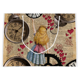 Bolsa De Regalo Pequeña Alicia en el país de las maravillas que viaja a