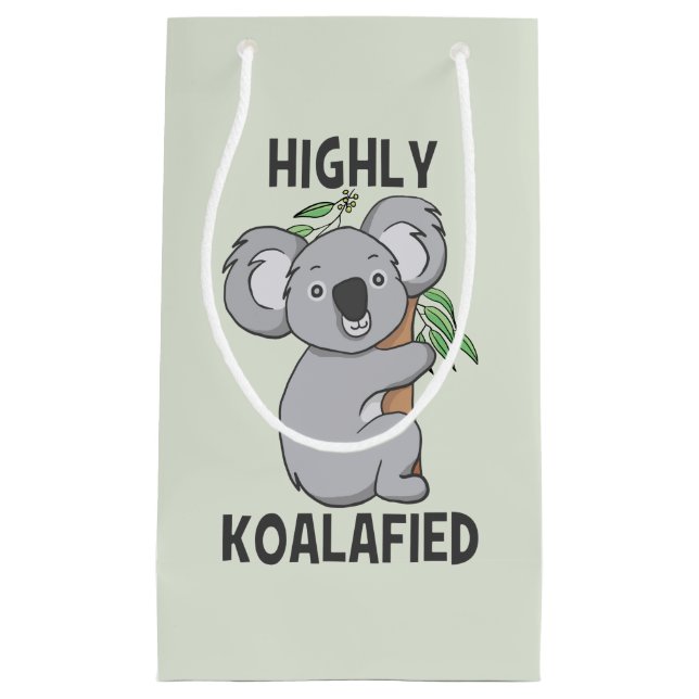 Bolsa De Regalo Pequeña Altamente Koalafied Koala (Anverso)
