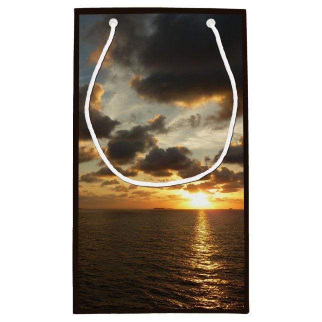 Bolsa De Regalo Pequeña Amanecer en St. Thomas I Islas Vírgenes Estadounid (Reverso)