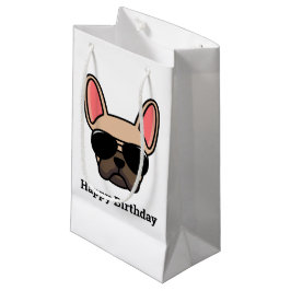 Bolsa De Regalo Pequeña Amanecer ligero lindo Bulldog francés cara pequeña