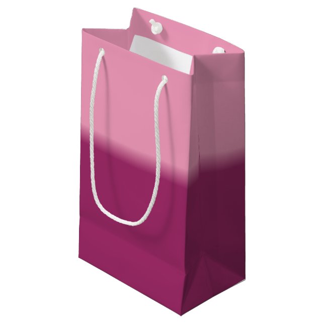Bolsa De Regalo Pequeña Amaranth Pink y Amaranth Purple (Angulo Anverso)