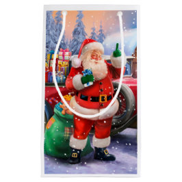 Bolsa De Regalo Pequeña Americano clásico Papá Noel