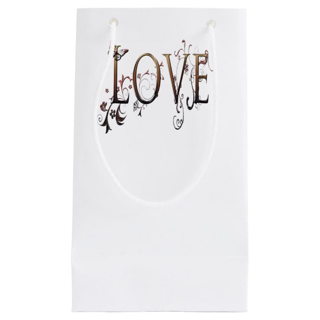 Bolsa De Regalo Pequeña Amor de oro (Anverso)