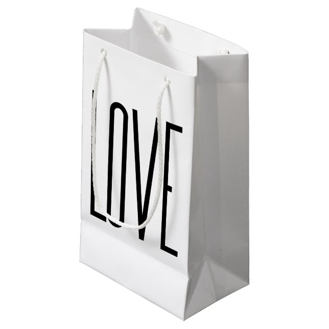 Bolsa De Regalo Pequeña Amor - diseño minimalista (Angulo Anverso)