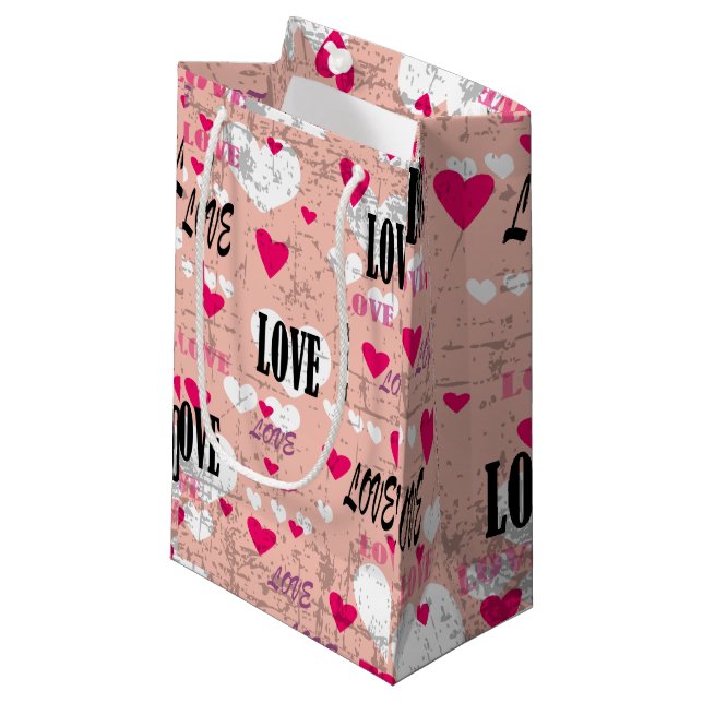 Bolsa De Regalo Pequeña Amor el día de San Valentín (Angulo Anverso)