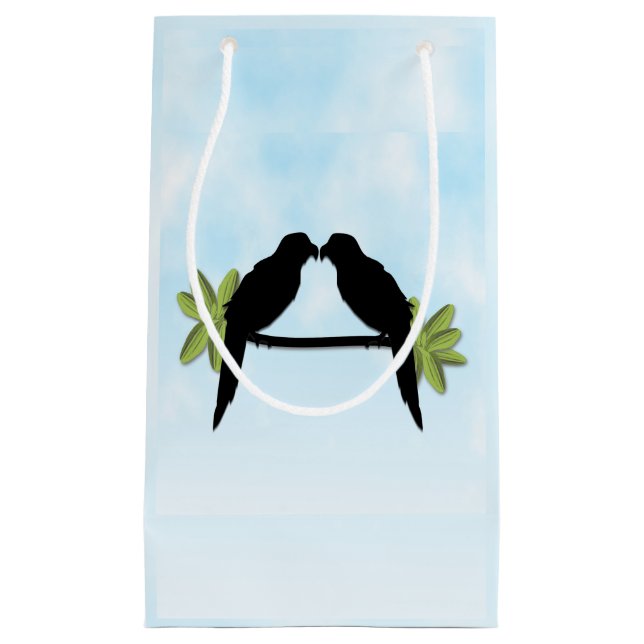 Bolsa De Regalo Pequeña Amor loro (Anverso)