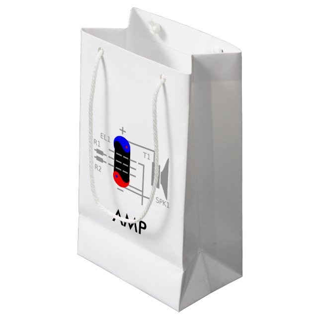 Bolsa De Regalo Pequeña Amp Tube (Angulo Anverso)