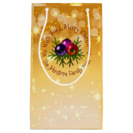 Bolsa De Regalo Pequeña Añadir nombres a Navidades que coincidan con la bo