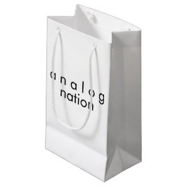 Bolsa De Regalo Pequeña Analog Nation Blanco