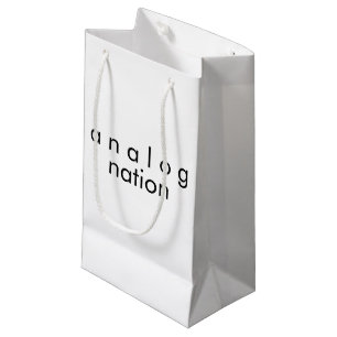 Bolsa De Regalo Pequeña Analog Nation Blanco