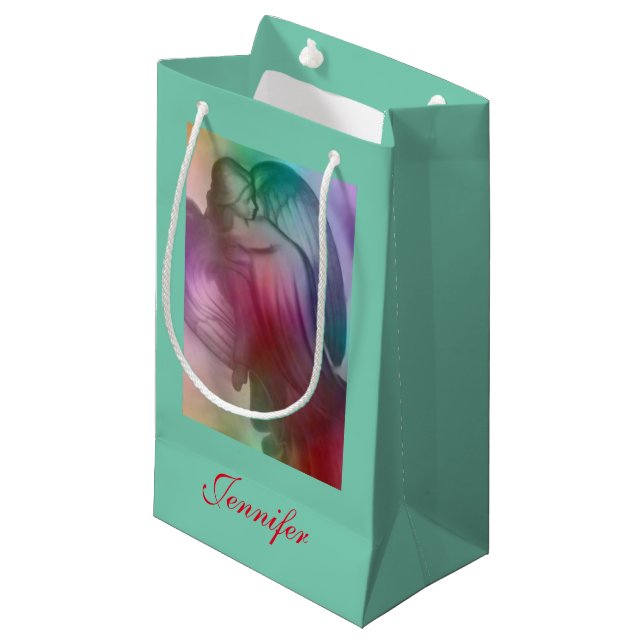 Bolsa De Regalo Pequeña Ángel arcoiris (Angulo Anverso)