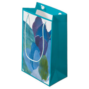 Bolsa De Regalo Pequeña Añil falso I