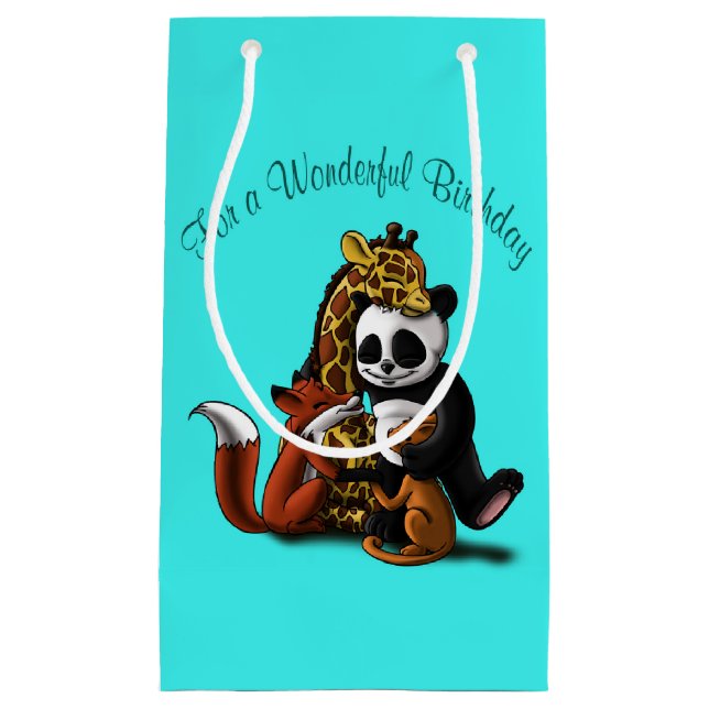 Bolsa De Regalo Pequeña Animales (Anverso)